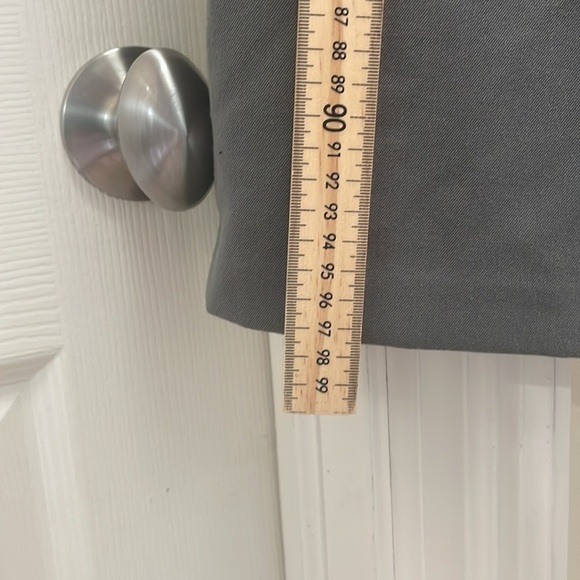 Oak + Fort - Tie Front Flowy Pants - Green Grey Neutral - Size 10 - Picture 10 of 16